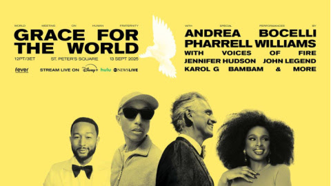 Grace for the World: Bocelli e Karol G in concerto in Vaticano