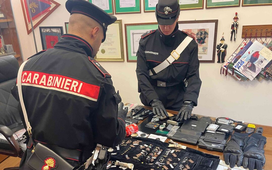 Rapina, ricettazione e spaccio, Carabinieri arrestano 41enne romano