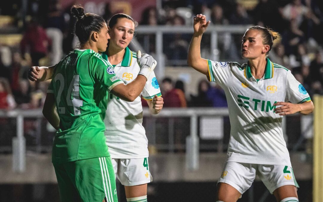 Roma Women, squadra al lavoro per la partita di Champions contro Vålerenga Fotball Damer