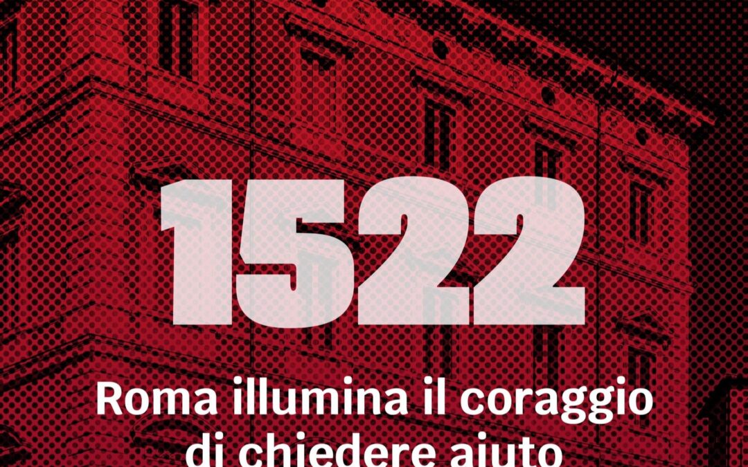25 novembre: Palazzo Braschi si illumina con il 1522. Roma accende il coraggio di chiedere aiuto