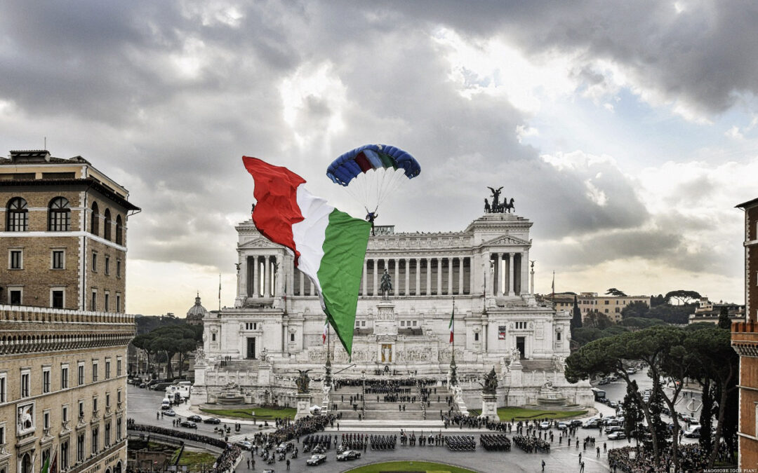 Giornata delle Forze Armate: niente volo delle Frecce tricolori dopo la tragedia della Torre dei Conti