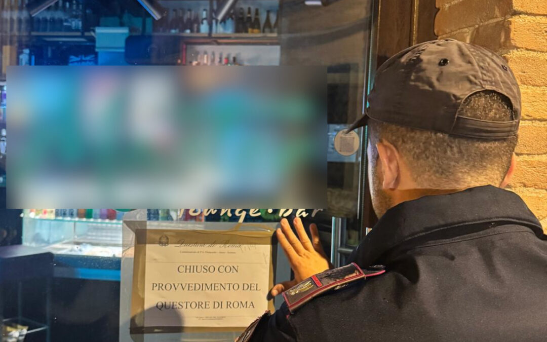 Nettuno: scattano i sigilli della Questura in un bar del centro. Alcol a minorenni e continue risse