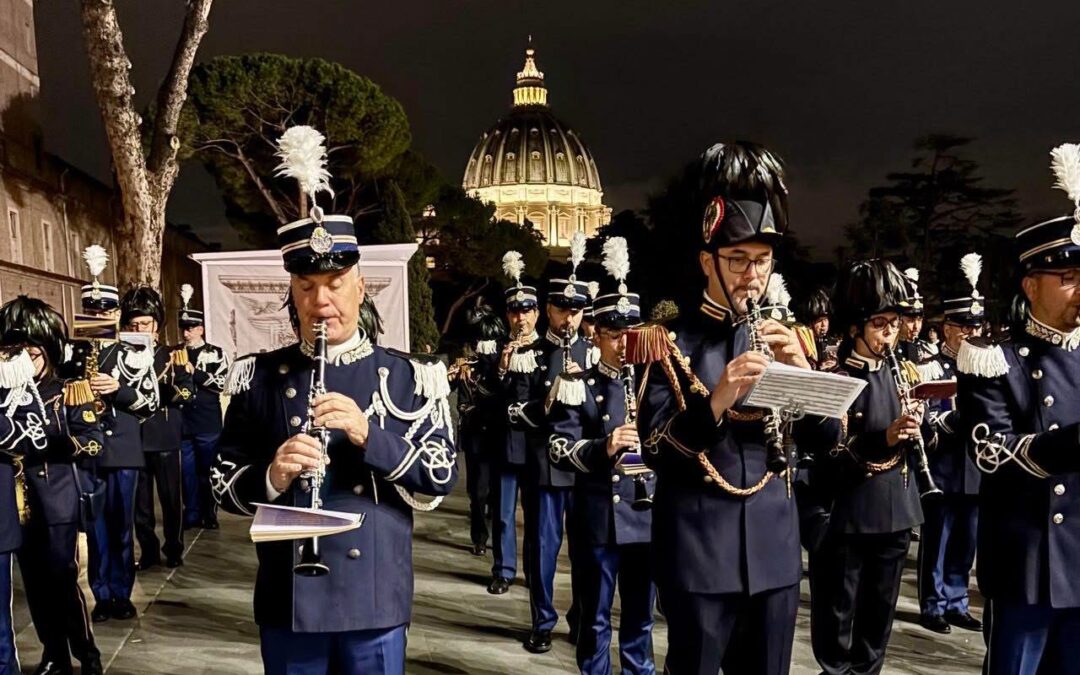 Banda della Polizia Locale Roma Capitale: musica nello splendido scenario dei Musei Vaticani 