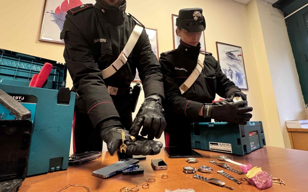 Carabinieri interrompono scia di furti e violenza. 46 colpi con le urla delle vittime registrate in diretta