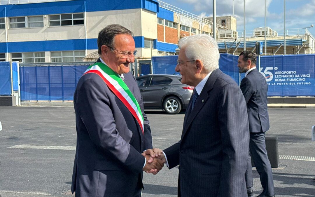 L’Aeroporto di Fiumicino celebra 65 anni di storia, presente Mattarella