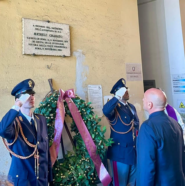 La Questura di Roma ricorda, nel 46° anniversario Michele Granato ucciso dalle Brigate Rosse