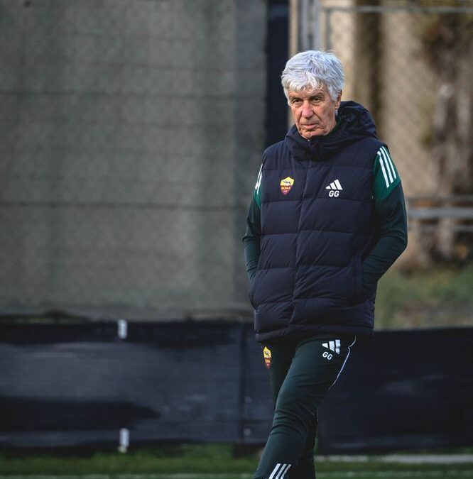 Roma, Gasperini: “L’Atalanta è forte, ma siamo avanti noi e la classifica è corta”