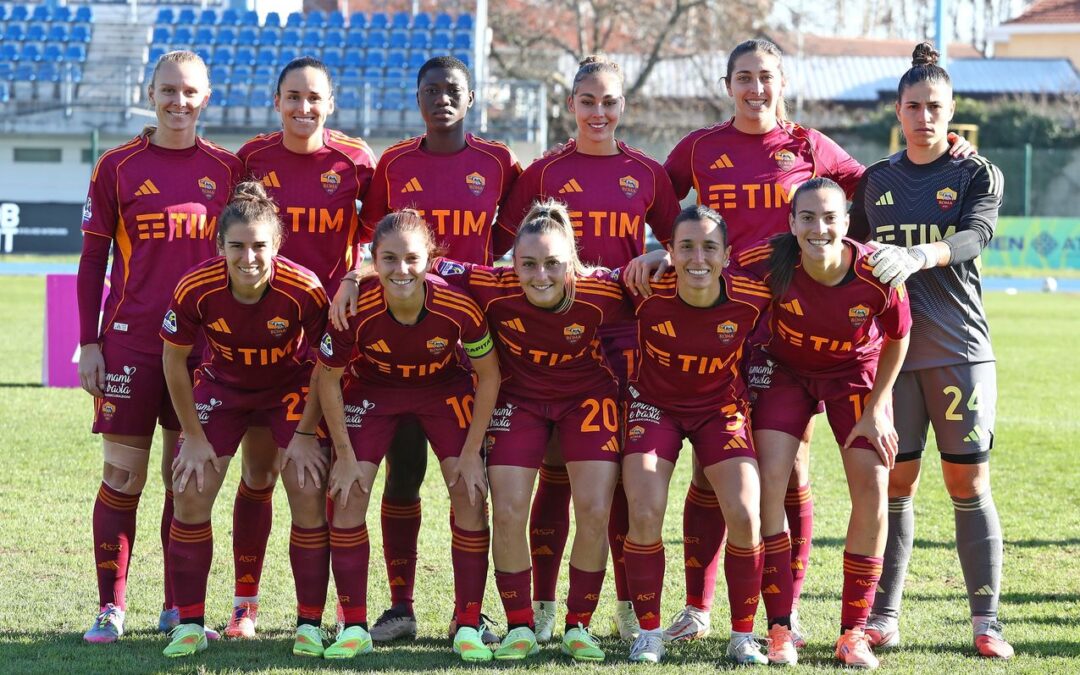 Roma women, la gara di sabato contro la Juventus nel nome dell’inclusività
