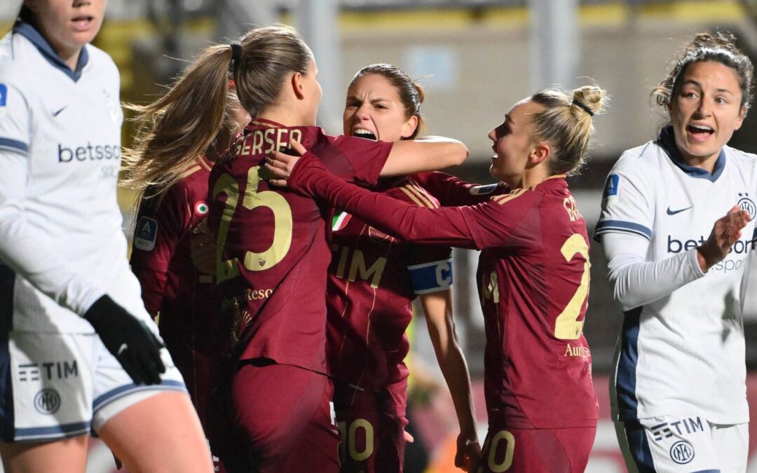 Serie A Women, la Roma stende l’Inter e allunga solitaria in classifica: 3-0