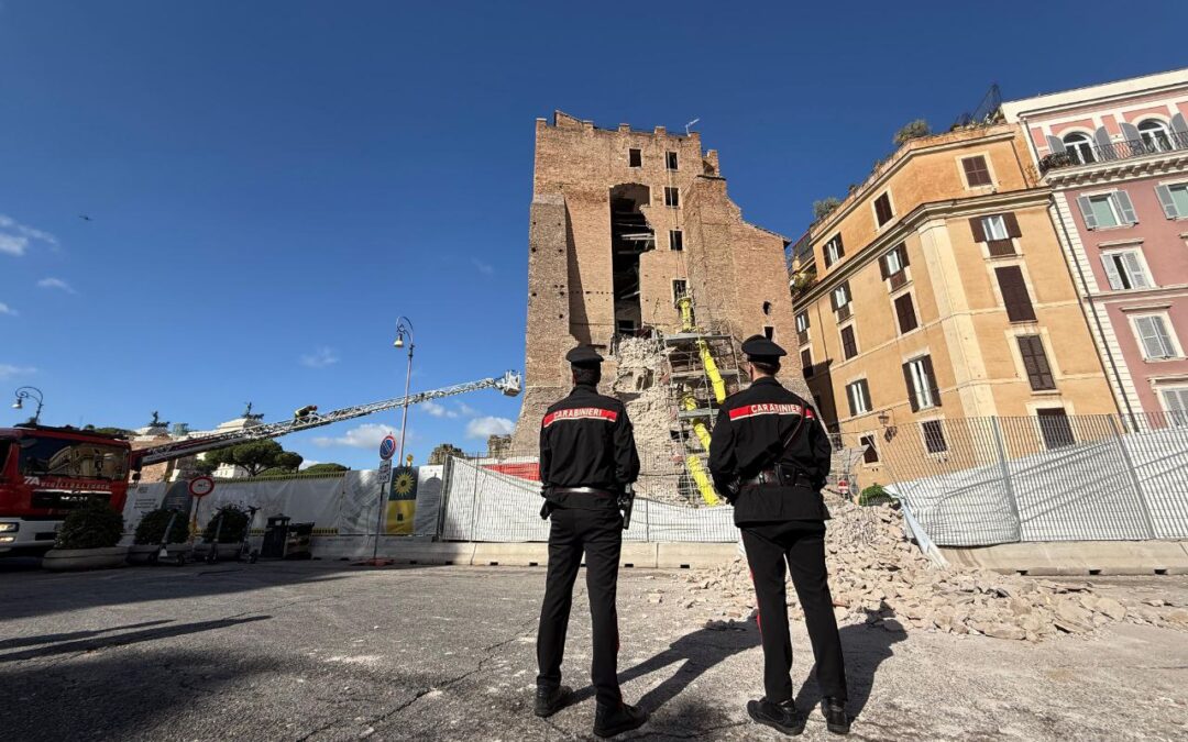 Crollo Torre dei Conti, indagati quattro tecnici che firmarono il progetto