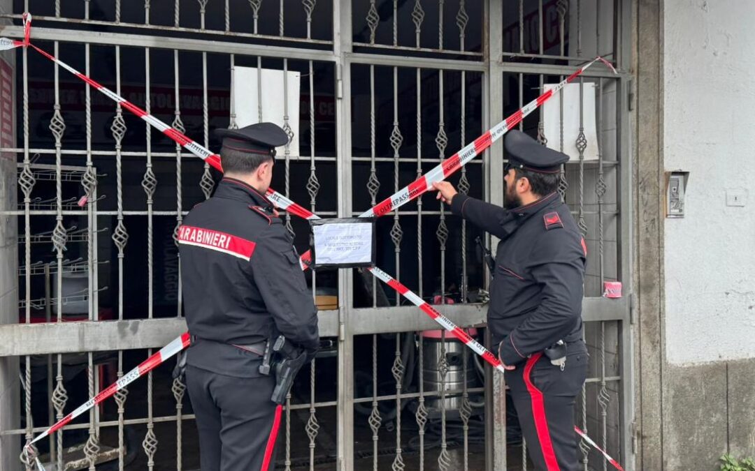 Ambiente e sicurezza sui luoghi di lavoro: denunciati 5 gestori di autolavaggi e chiuse 4 attività