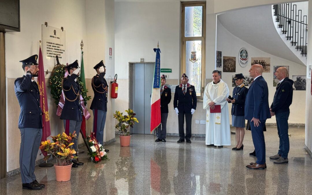 Questura, ricordati il maresciallo Mariano Romiti e l’agente Ciro Capobianco vittime del terrorismo