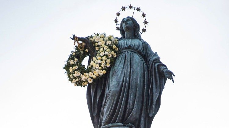 L’8 dicembre omaggio del Papa all’Immacolata in Piazza di Spagna