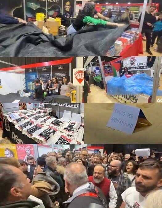 Più libri più liberi, gli editori ‘chiudono’ per mezz’ora e cantano “Bella ciao”