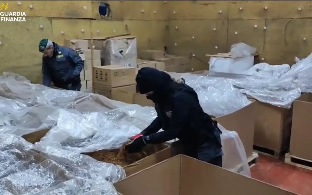Scoperti due stabilimenti per la produzione illegale di sigarette a Pomezia e Ferentino