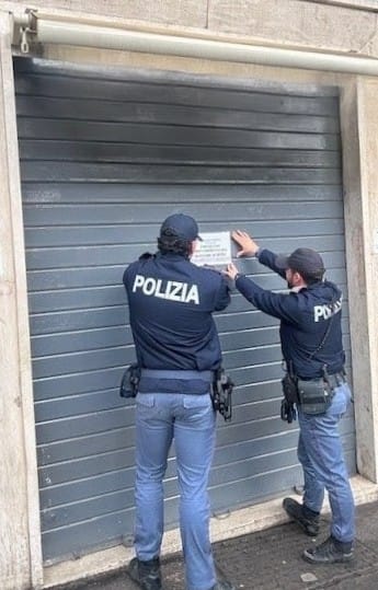 Porta Maggiore: scattano di nuovo i sigilli delle Polizia in un locale sulla Casilina
