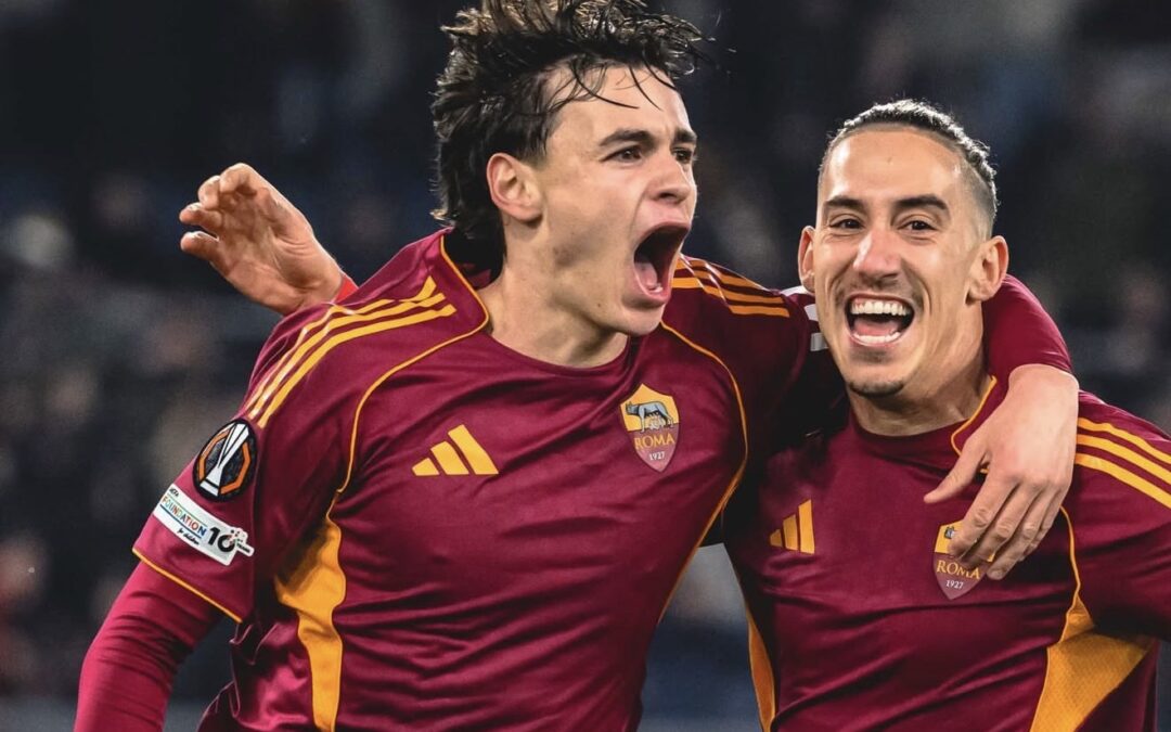 Europa League, Pisilli stende con una doppietta lo Stoccarda all’Olimpico: la Roma vince 2-0
