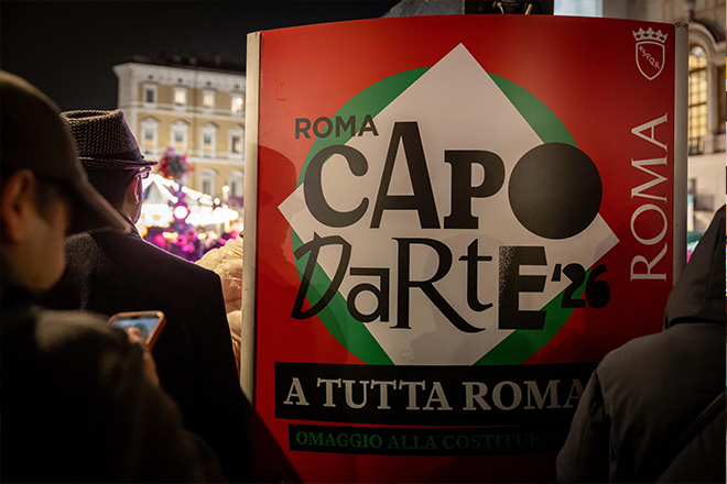 Roma Capitale: oltre 70 mila persone per Capodarte 2026