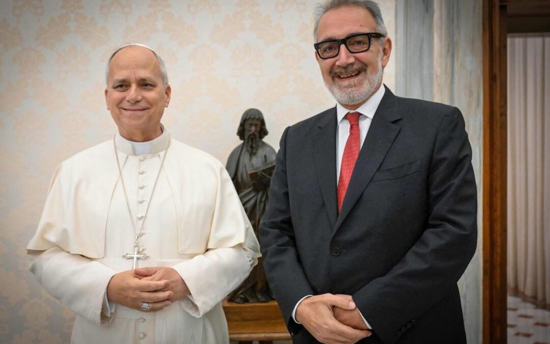 In presidente Francesco Rocca ha incontrato Papa Leone XIV a Palazzo Apostolico