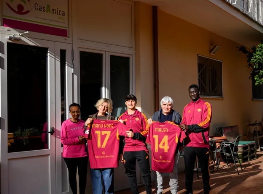 La Roma sostiene le case di accoglienza per i piccoli pazienti oncologici e le loro famiglie