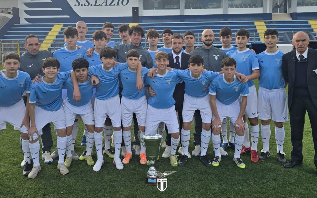 Lazio, la squadra Under 14 seconda classificata al Trofeo Caroli Hotels