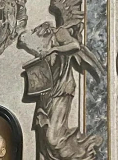 Vaticano: “Cancellare il volto dell’angelo a San Lorenzo in Lucina”