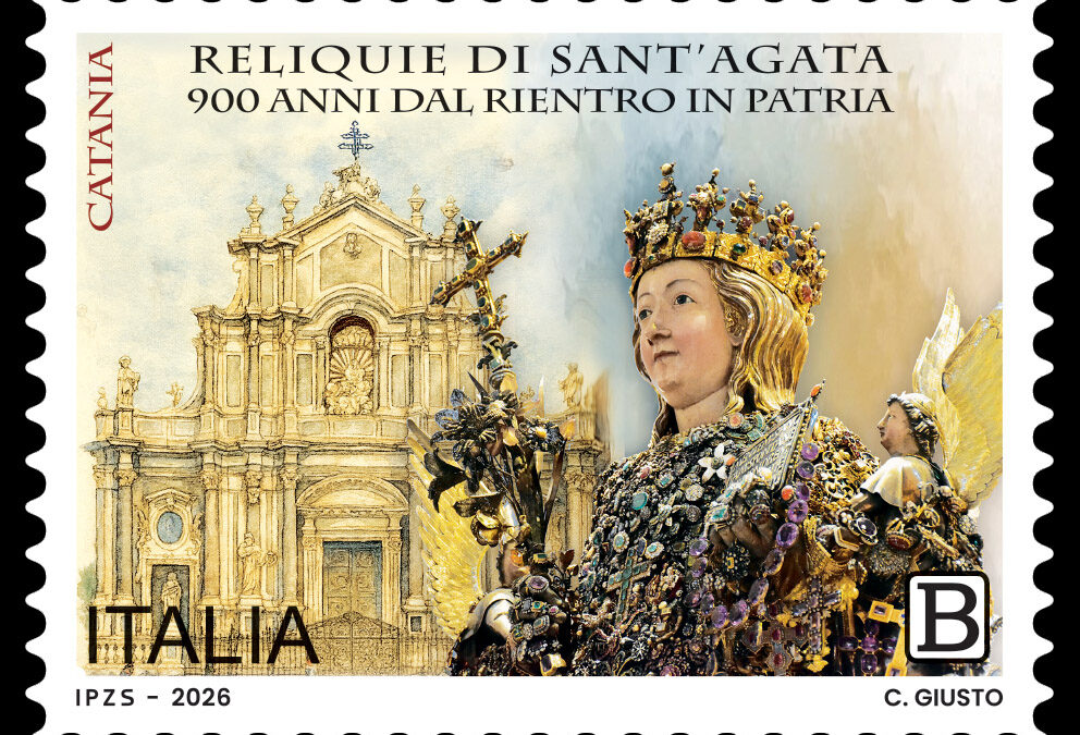 Poste Italiane: emesso francobollo commemorativo del rientro in patria delle reliquie di Sant’Agata
