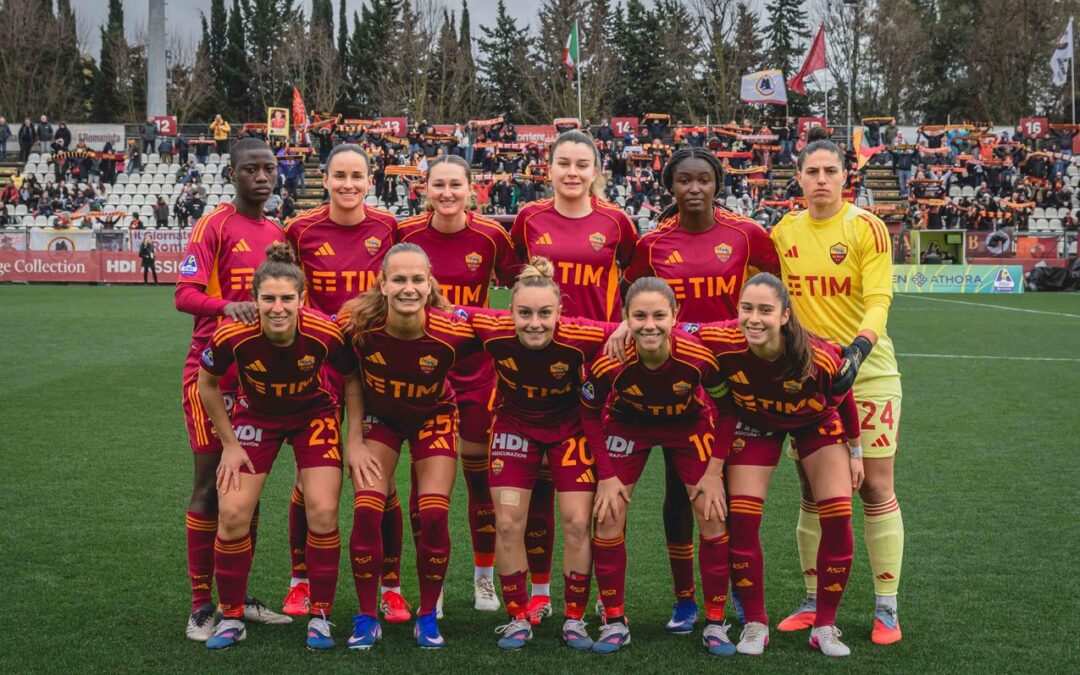 Roma Women, le convocate per il ritorno della semifinale di Coppa Italia con l’Inter