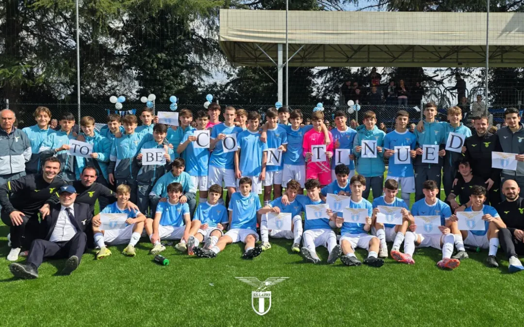Lazio, la squadra Under 14 Pro pareggia con la Roma. Under 17 ko a Firenze