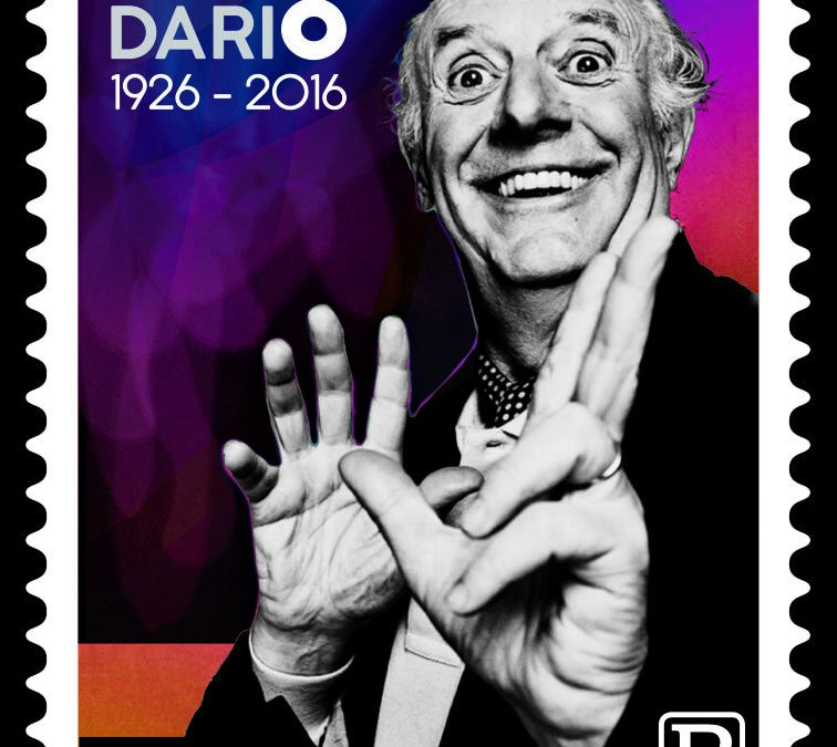 Poste Italiane, emesso un francobollo dedicato a Dario Fo, nel centenario della nascita