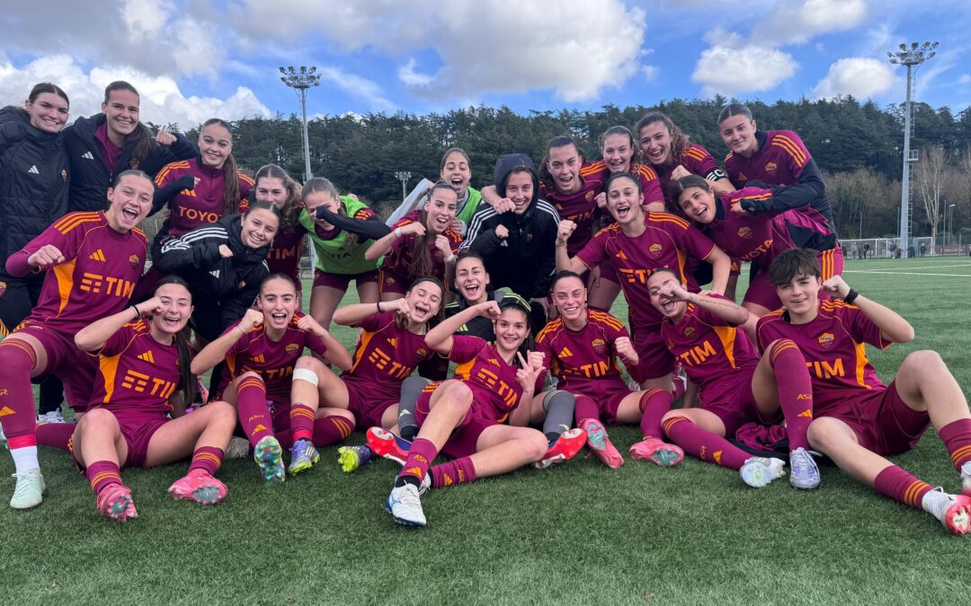 Roma Women, la squadra Primavera 1 batte l’Inter e sorpassa il Sassuolo in vetta