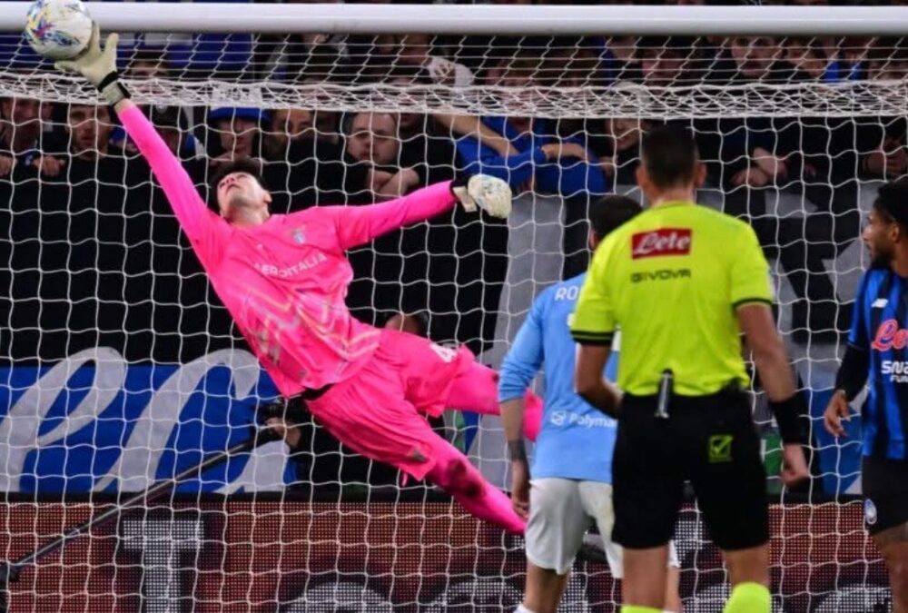 Lazio, Sarri: “Motta mostruoso, ha margini per diventare un grande portiere”