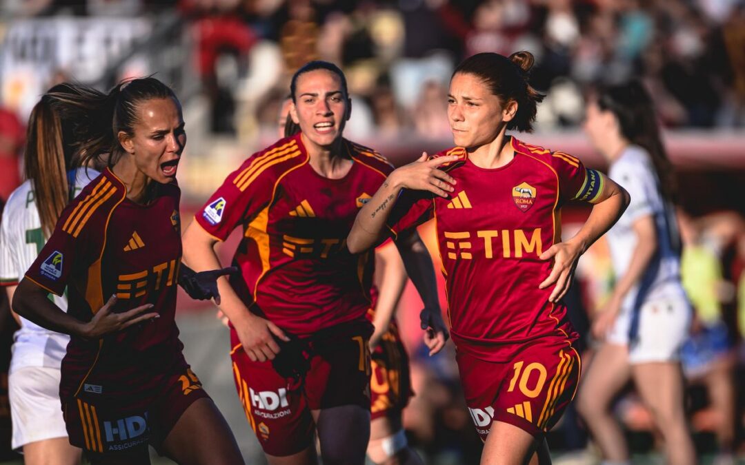 Roma Women al lavoro al centro sportivo Onesti. Il 29 partenza per il ritiro di Dimaro