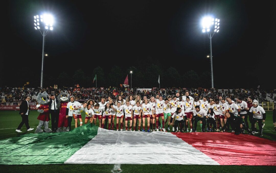 Roma Women, per le ragazze di Rossettini sarà festa scudetto anche all’Olimpico