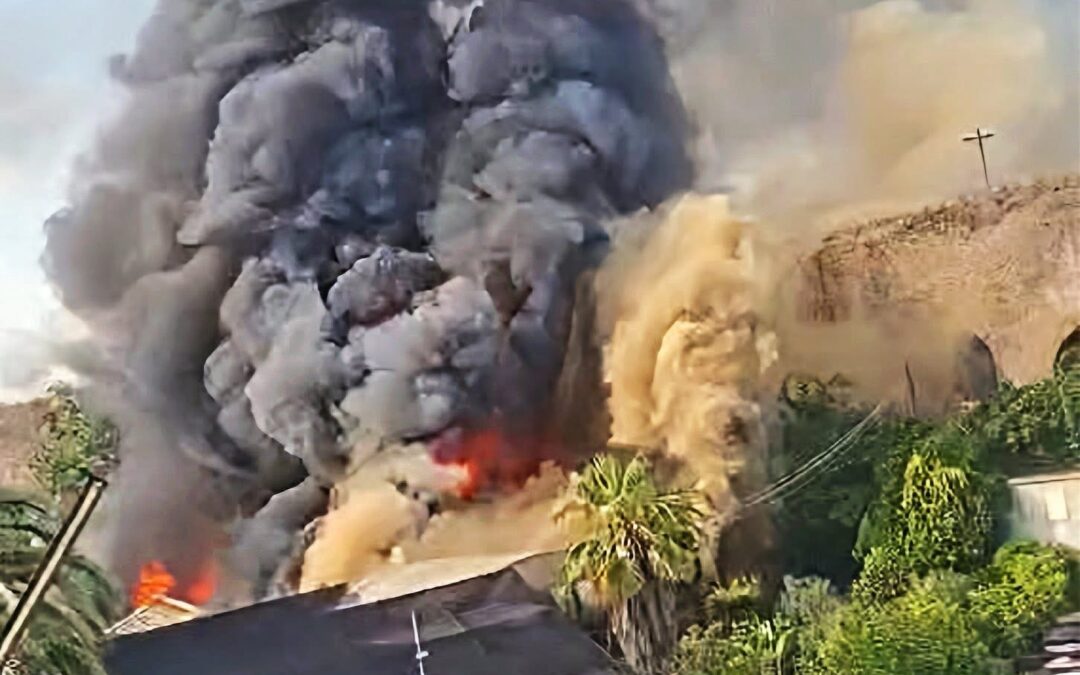 Maxi incendio al Mandrione: le raccomandazioni della Protezione Civile