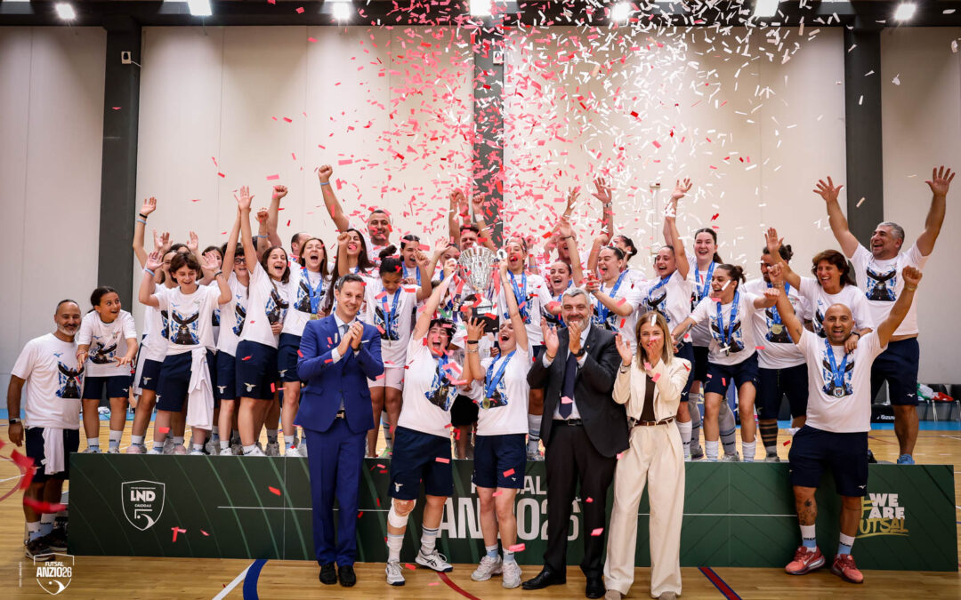 Futsal femminile, la Lazio Under 19 conquista lo scudetto: Cagliari battuto 6-5