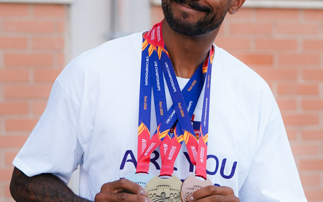 Atletica, per Andrew Howe record italiano master nei 200: 21.26 a 41 anni