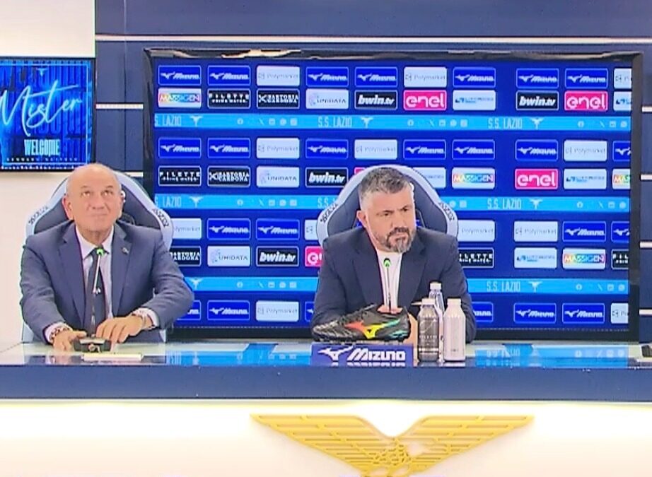 Lazio, Gattuso: “Rinforzi? Sicuro serve un centrale di difesa, poi vedremo in attacco”