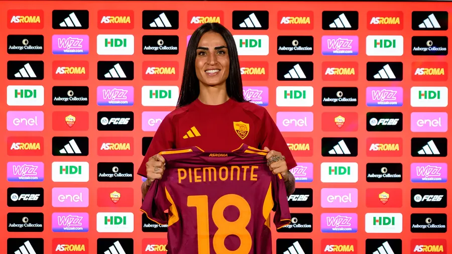 Roma Women, Martina Piemonte torna in giallorosso: contratto fino al 2029