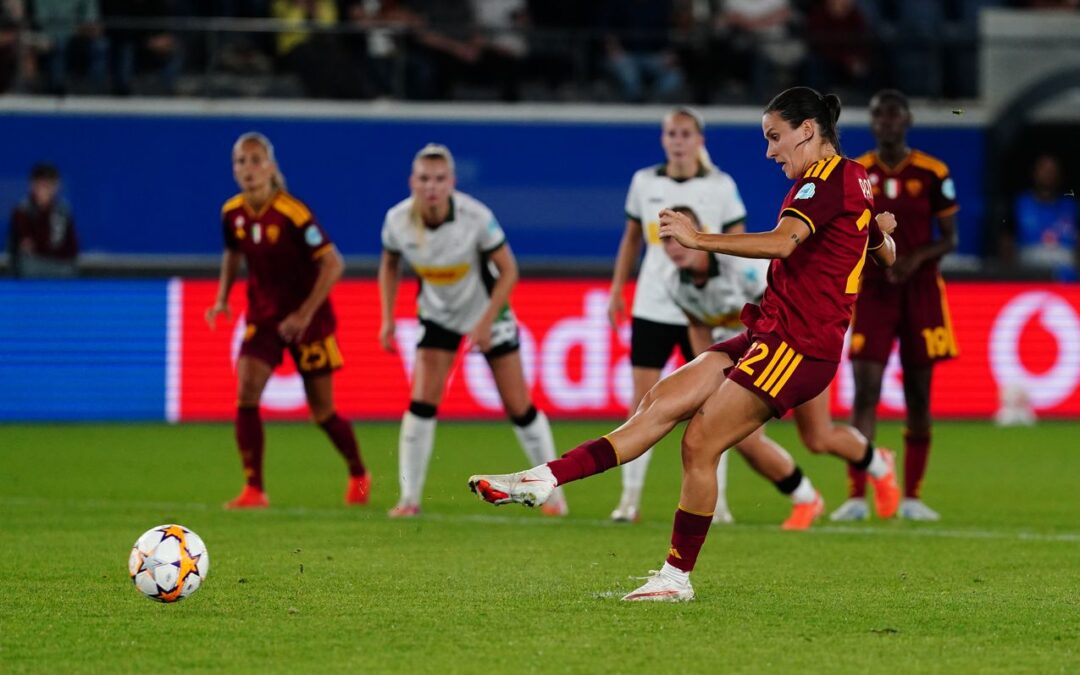 Women’s Champions League, la Roma domina in Belgio ma con il Leuven finisce 0-0