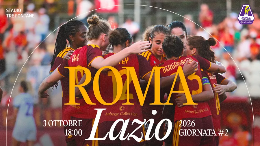 Roma Women, in vendita i biglietti per il derby con la Lazio del 3 ottobre
