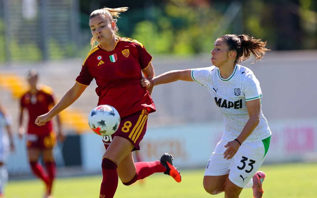 Serie A Women, la Roma campione in trasferta a Sassuolo (ore 15)