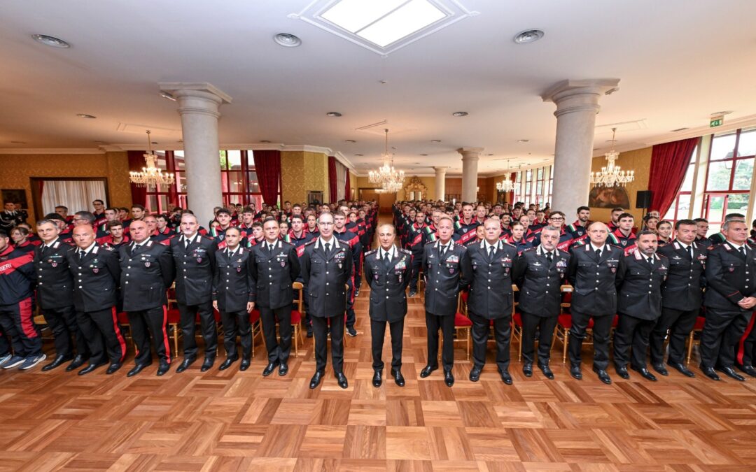 Il comandante generale dell’Arma ha incontrato 350 atleti del Centro sportivo Carabinieri